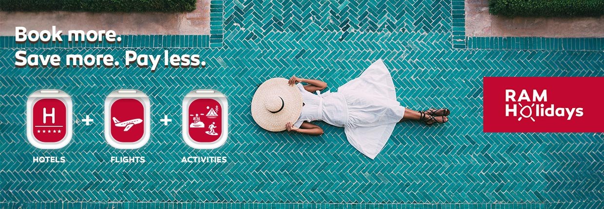 RAM Holidays flight, hotel and activity package