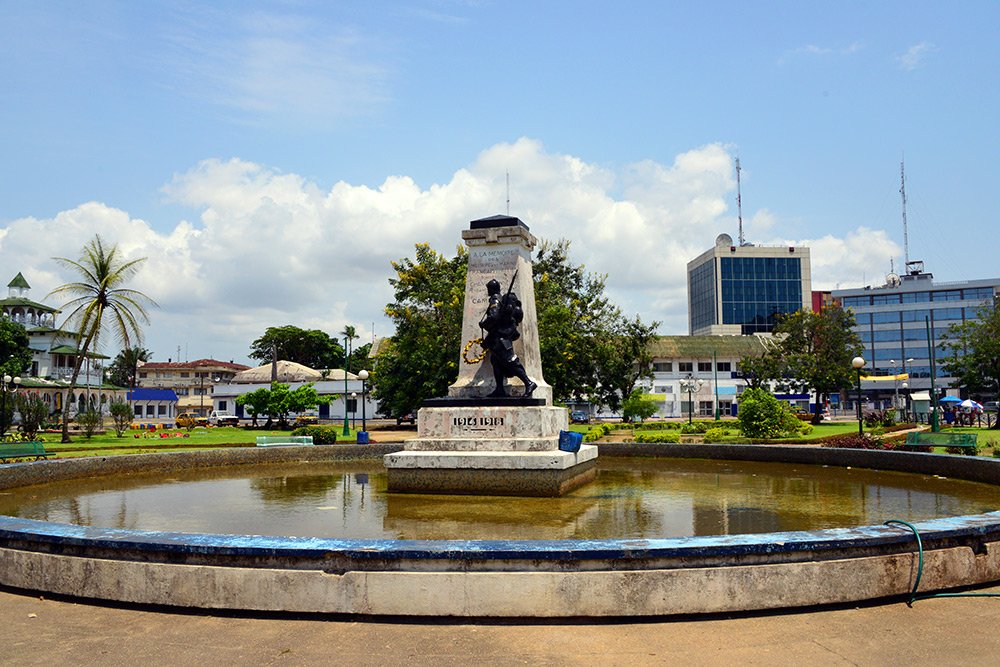 City centre in Douala, Cameroon